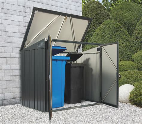 metal cover for trash enclosure|metal garbage can enclosure.